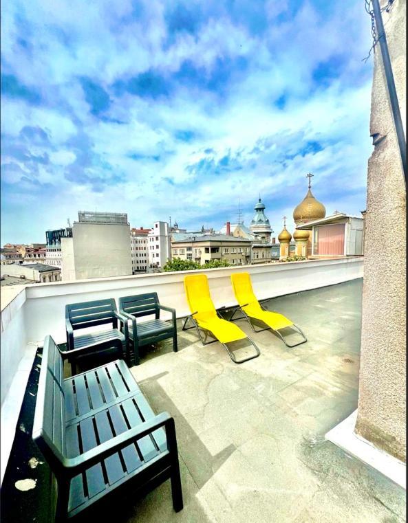 Rooftop Apartment Street Doamnei Букурещ Екстериор снимка